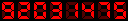 Digital LCD B Red